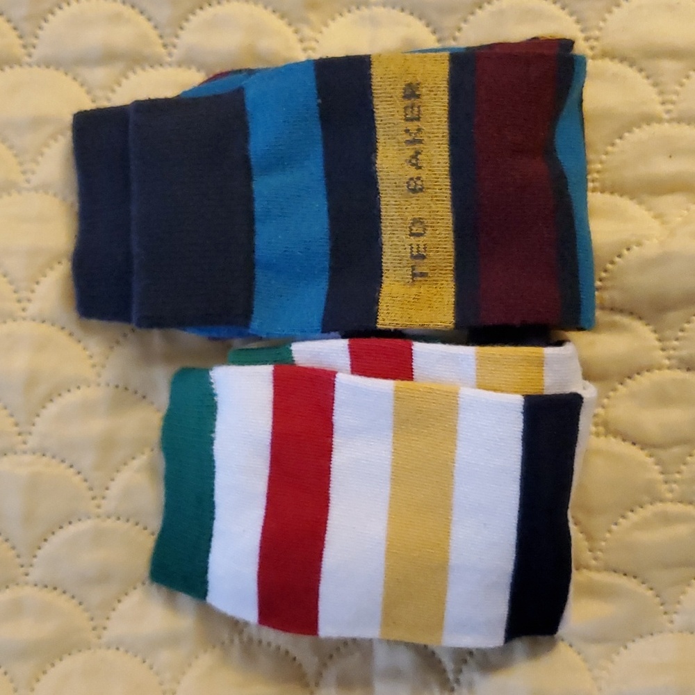 2 Pairs of Designer Socks